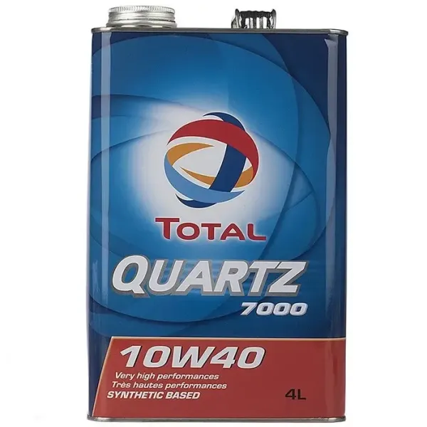 روغن موتور توتال Quartz 7000 10W-40 SN حجم 4 لیتر