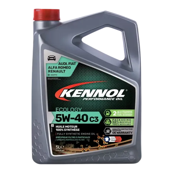 روغن موتور کنول Ecology 5W-40 C3 SN حجم 5 لیتر