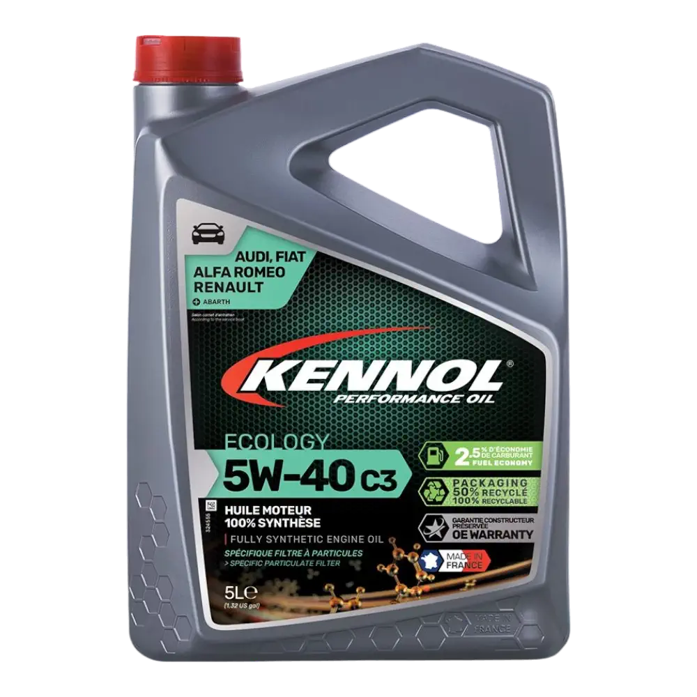 روغن موتور کنول Ecology 5W-40 C3 SN حجم 5 لیتر