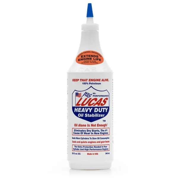 مکمل روغن لوکاس اویل Heavy Duty Oil Stabilizer حجم 946 میلی‌لیتر